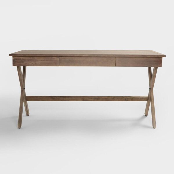 Solid mango wood campaign desk Mango wood office desk Durable campaign-style desk Classic mango wood desk Sturdy wooden campaign desk Rustic mango wood workstation Vintage-inspired campaign desk Elegant mango wood writing desk Functional wooden office furniture Campaign-style desk with storage Natural grain mango wood desk Timeless design campaign desk