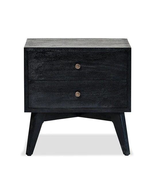 Mango wood bedside table 2 drawer bedside table Mango wood nightstand Two-drawer bedside table Wooden bedside table with drawers Mango wood bedroom furniture Rustic mango wood nightstand Contemporary bedside table with storage Natural wood 2 drawer nightstand Solid wood bedside table