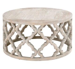 Antique Carved Round coffee Table